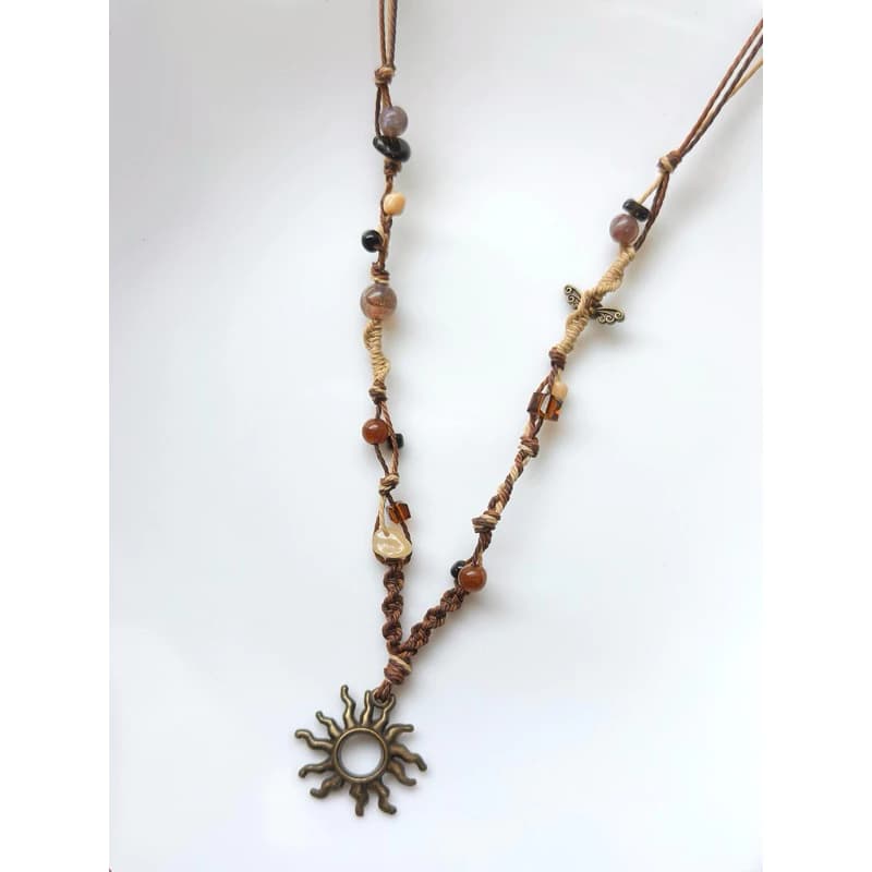 Dây chuyền “The Sun” - Dây chuyền Handmade - Phụ kiện trang sức thời trang - HYGGE ♡.•*