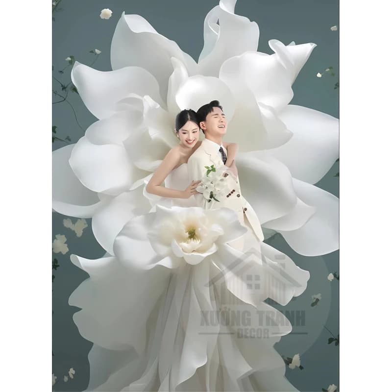 (HOẢ TỐC HN)Phông nền liên hoa chụp ảnh studio, ảnh cưới,… XƯỞNG TRANH DECOR