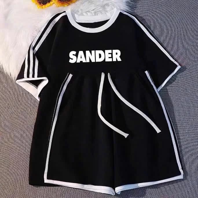 [RẺ VÔ ĐỊCH] Set đồ nữ SANDER NAD, bộ quần áo nữ mặc nhà form rộng thoáng mát bộ thể thao nữ mùa hè tay lỡ