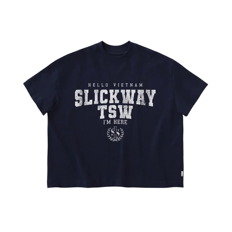 Áo Thun Form Big Boxy "SLICKWAY" Cotton 100% - Local Brand THE SLICK WAY UNISEX