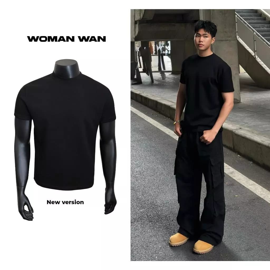 [ Vải Mùa Hè ] Áo Thun Cleanfit From Tôn dáng KHÔNG ôm body VẢI EM PÉ DÀNH CHO NGƯỜI LỚN Woman Wan