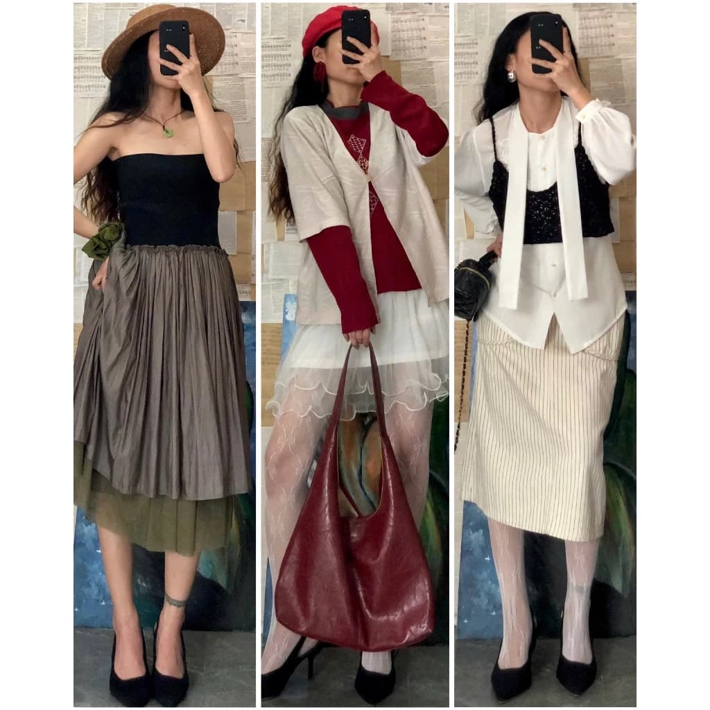 Set đầm váy vintage chọn mẫu April6 clothing 🌻 _ ig: april6_clothing