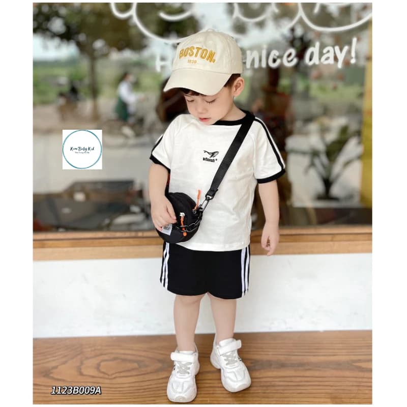 Bộ Quần Áo Cộc Tay In Hình Động Vật Chất Cotton Mềm Mại Dành Cho Bé 6-26 kg