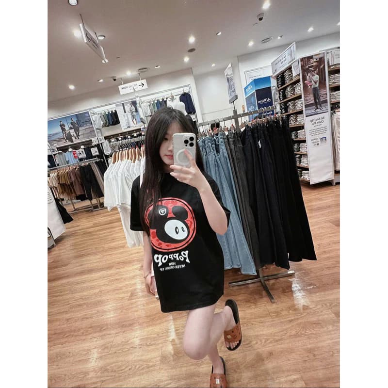 Tổng Hợp Áo Thun Popop Cutee Phong Cách Hàn Quốc Full Tem Tag