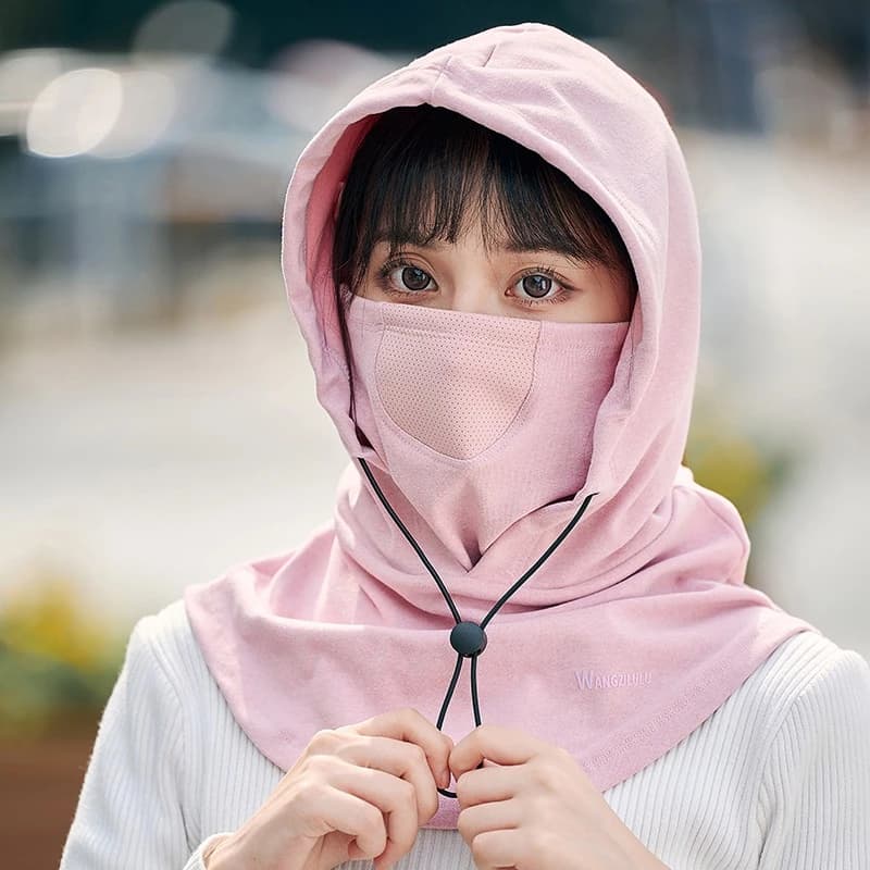 Mũ Nam,Nữ Trùm Đầu Kèm Khẩu Trang Giữ Ấm Mùa Đông Phong Cách Trẻ Chung🍀FREESHIP🍀Nón Che Nắng Chống Tia UV Có Dây Rút