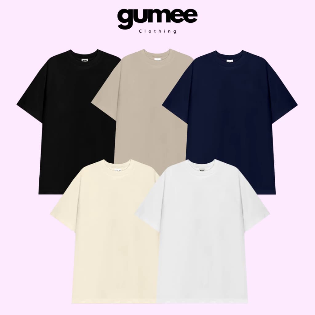 [XẢ KHO GIÁ GỐC] Áo thun trơn form rộng unisex cotton cao cấp, áo phông nam nữ basic 250 grm mặc hè - GOV