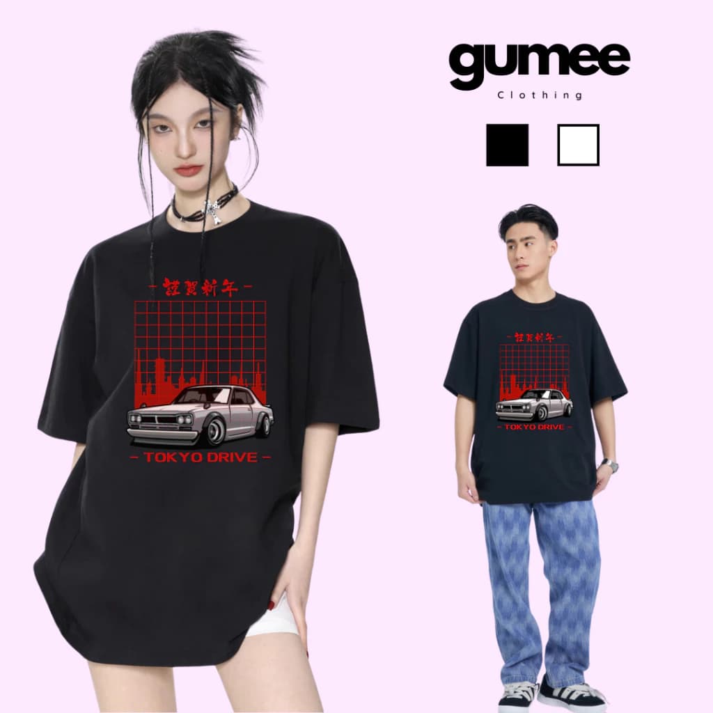 Áo thun nam nữ in hình cotton cao cấp, áo phông unisex local brand 2 màu trắng đen - TOKYO - GOV