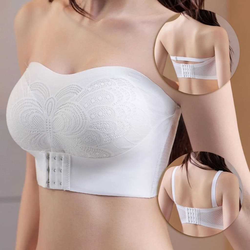 M-5XL áo bra quây áo ngực mỏng áo ngực big size áo lót chống tụt chống tụt áo ngực cài trước áo ngực mút mỏng