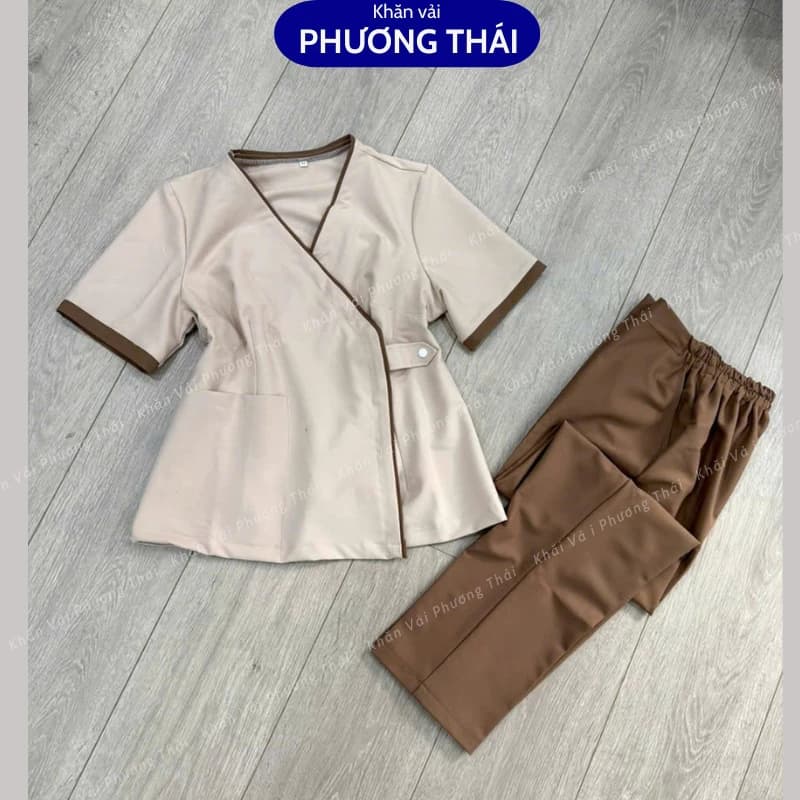 Đồng phục spa, đồng phục dưỡng sinh đông y chất cotton lạnh