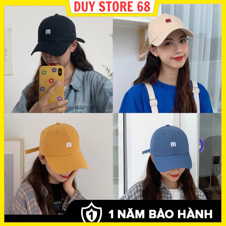Mũ lưỡi trai, nón kết nam nữ M thời trang hàn quốc