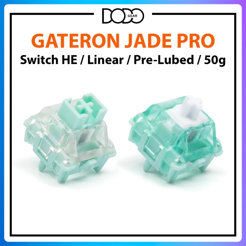Switch Gateron Magnetic Jade Pro Linear 50g công tắc bàn phím Switch HE Gateron Magnetic Jade Pro DoDo Gear