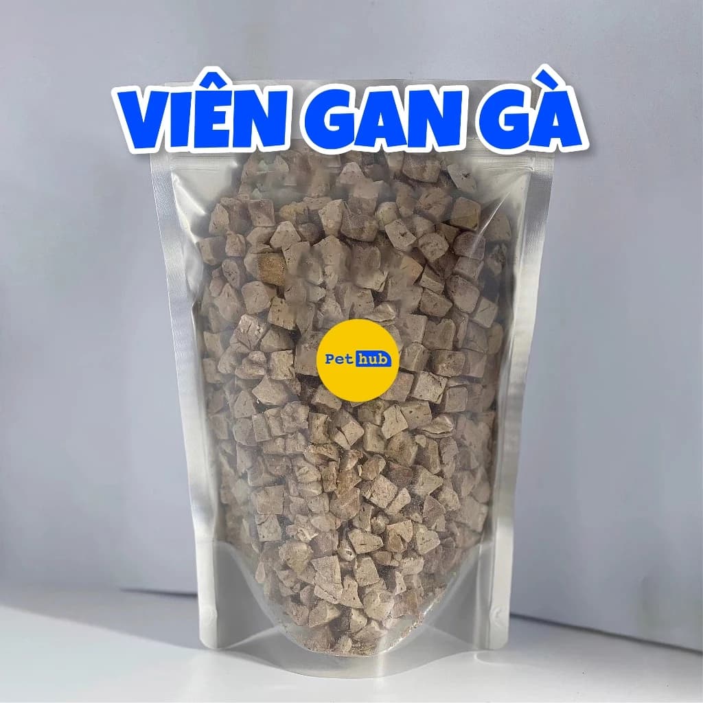 Viên Gan Gà Viên Sấy Khô, Bổ Sung Thêm Dinh Dưỡng, Khoáng Chất Dành Cho Cả Chó Và Mèo