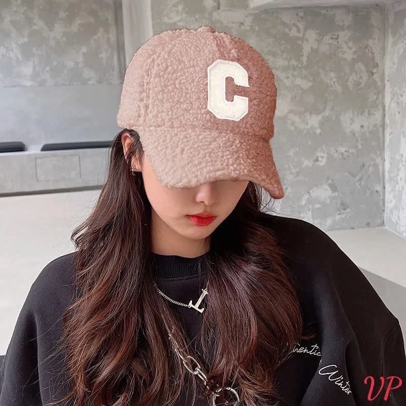Mũ Lưỡi Trai Phối Lông Cừu Phong Cách Hàn Quốc Cực Kỳ Xinh sắn 🌻freeship🌻