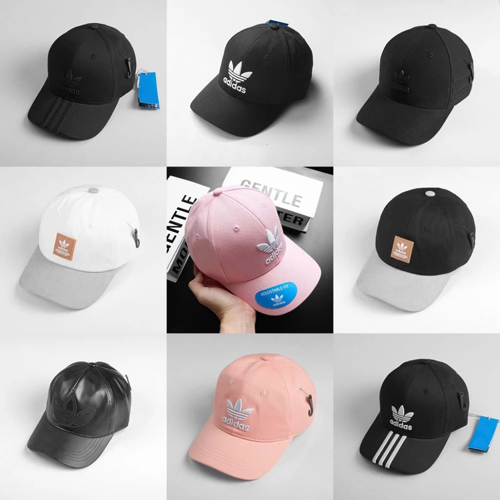 Mũ ADI.DAS, nón lưỡi trai , logo thêu, form cứng cáp, hợp thời trang