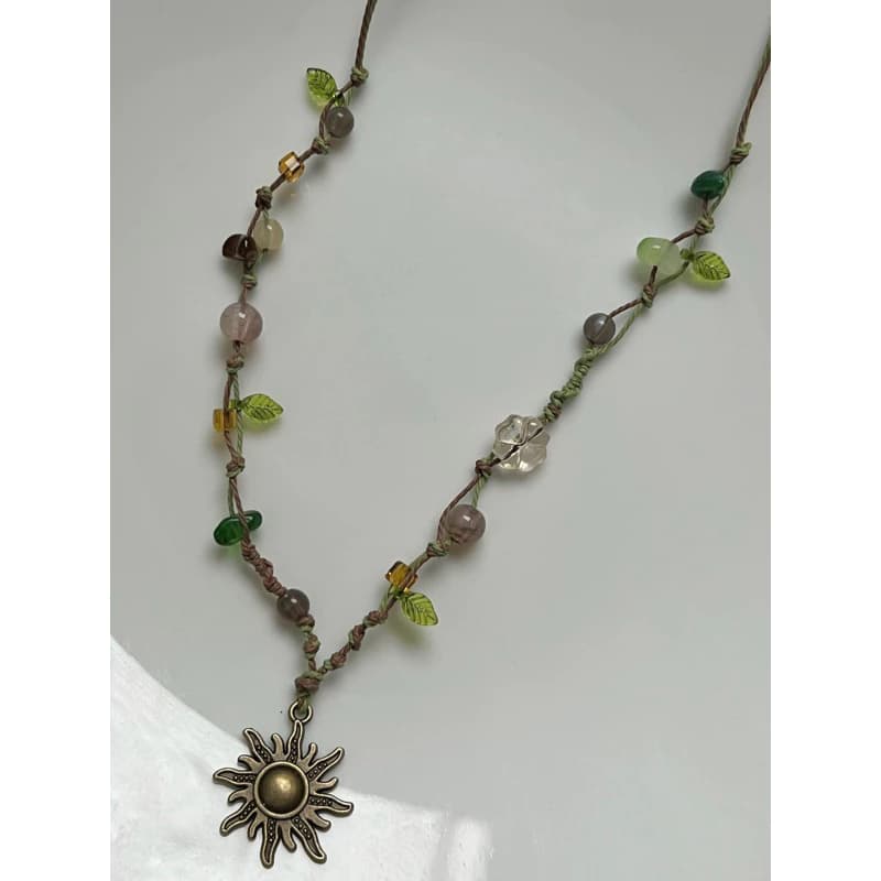 Dây chuyền “ Lion Green “ - Dây chuyền Handmade - HYGGE ♡.•*