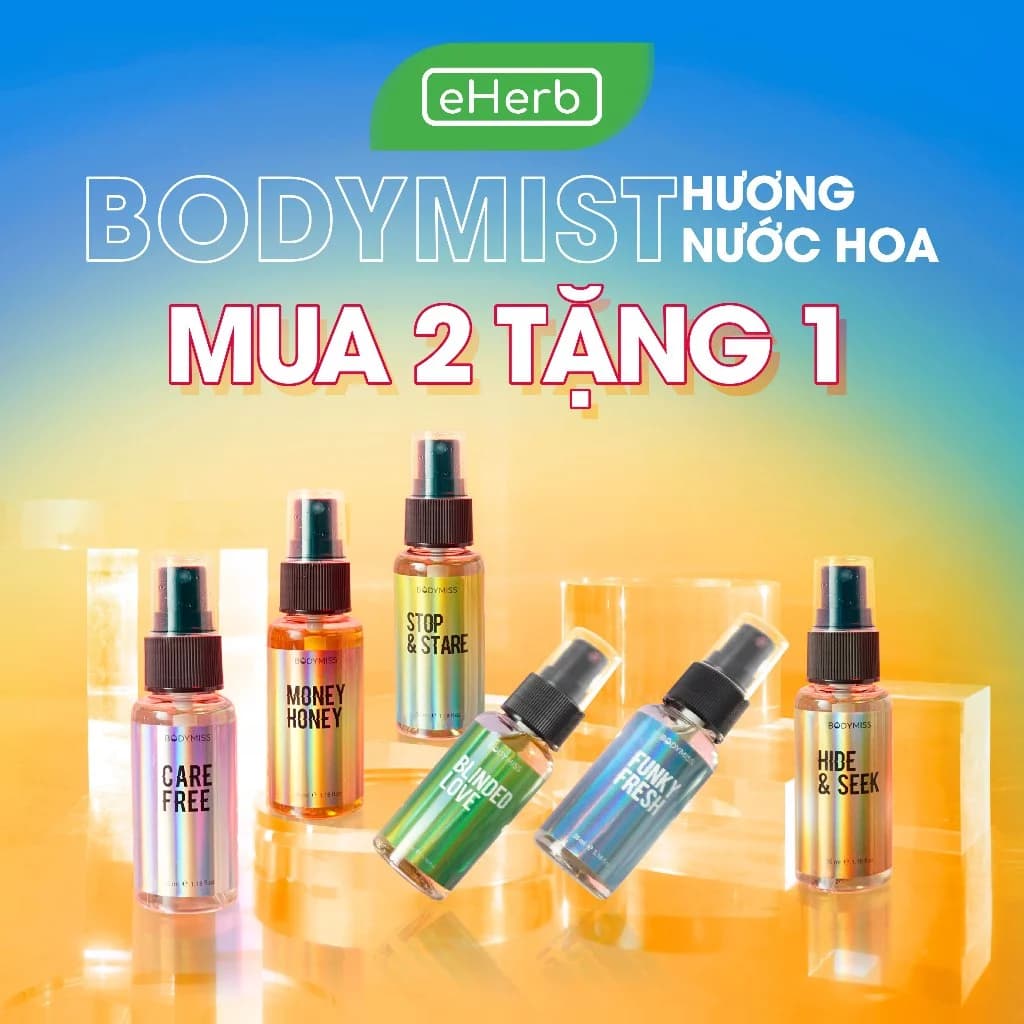 [GIFT] Bodymist Nước Hoa Xịt Thơm Body Unisex Nam Nữ Nhẹ Nhàng Lưu Hương Lâu BODYMISS 30ml (Chai)