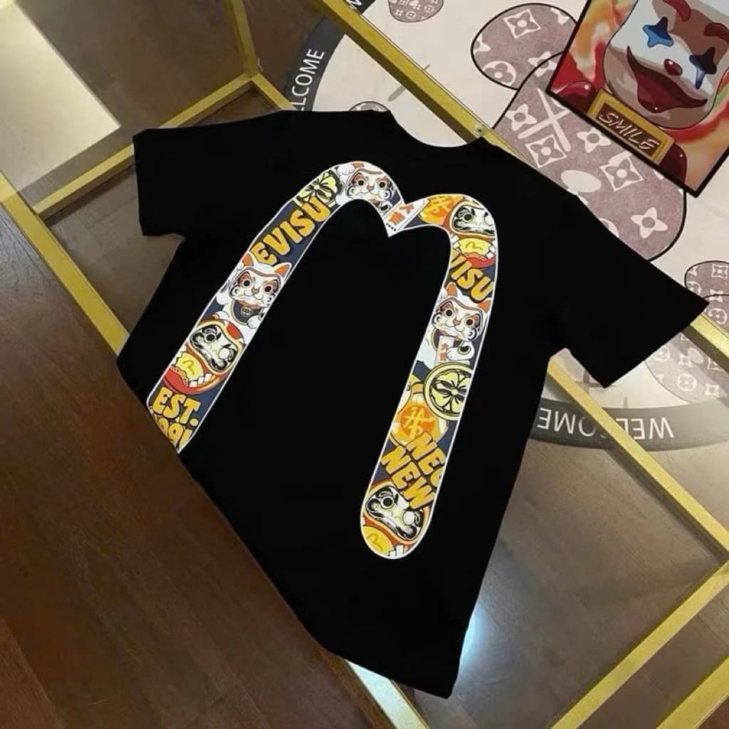 Áo Thun EVIT Form Rộng Hàng Loại 1 Unisex Nam Nữ SS New 2025