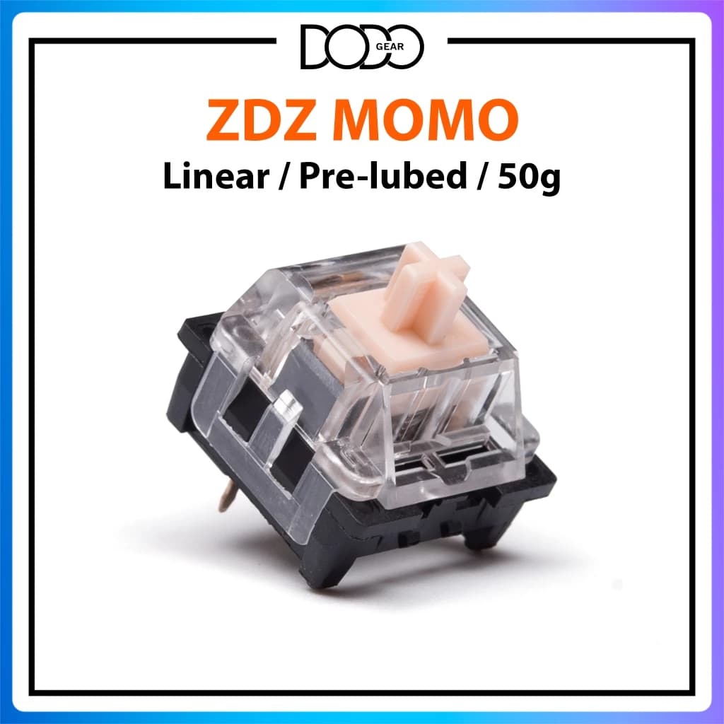 Switch ZDZ Momo 3 PIN Linear 50g công tắc bàn phím Switch ZDZ Momo DoDo Gear