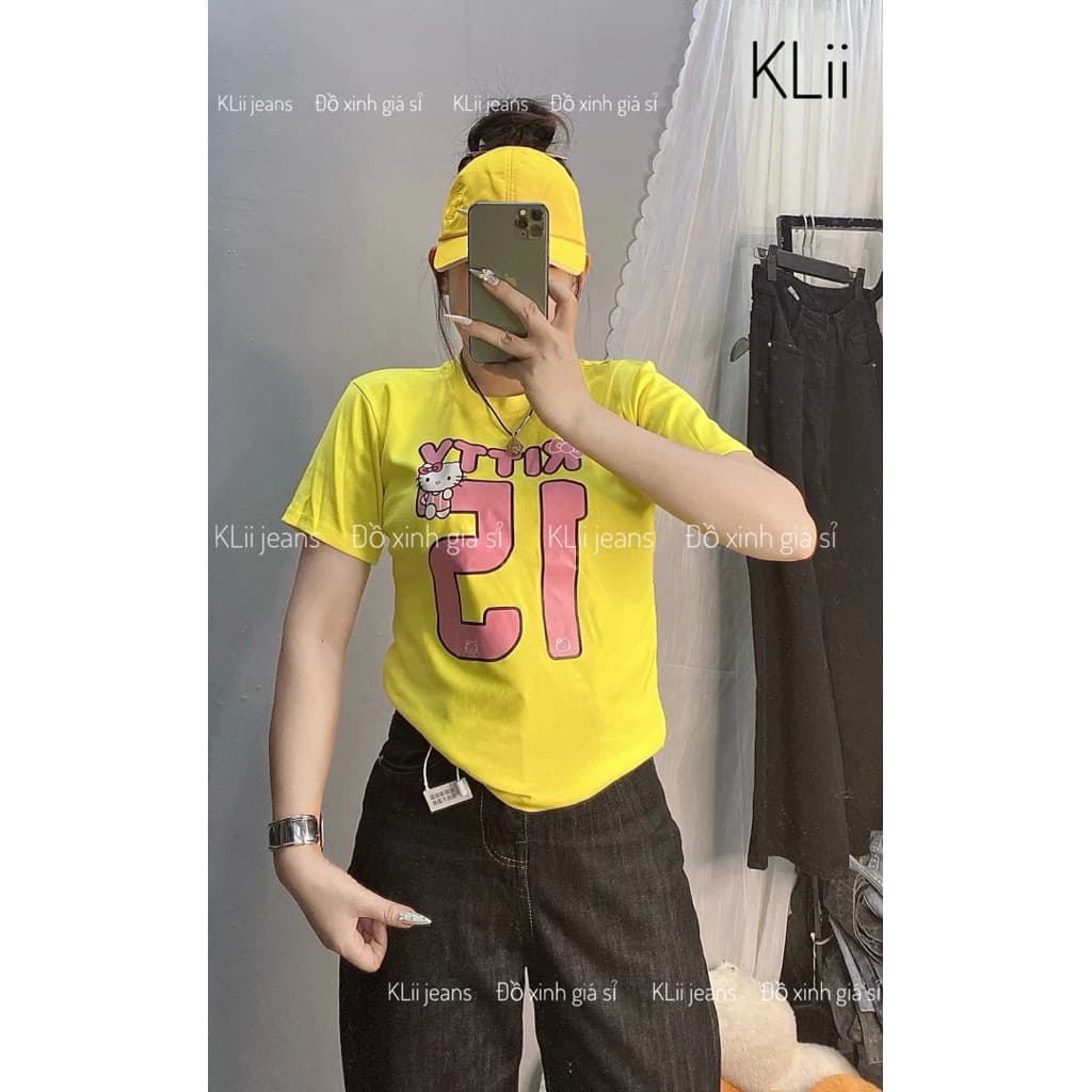 Áo thun cộc tay babytee phom vừa(in 15 ) siêu đẹp🌷KLii sẵn