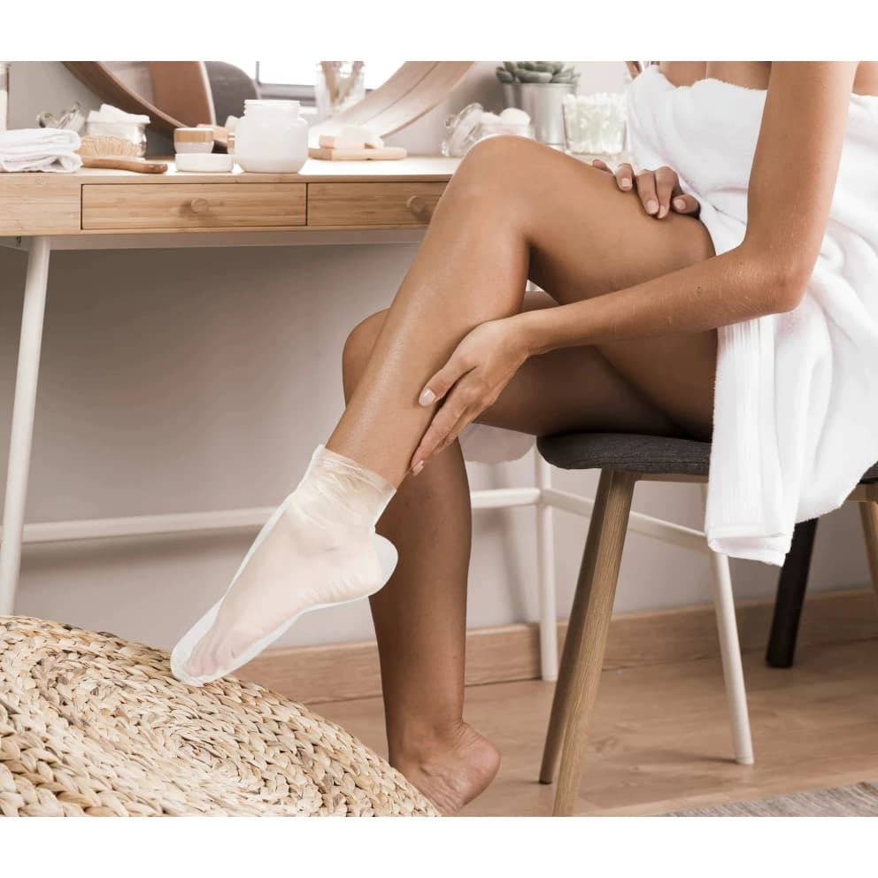 TÚI NILONG Ủ chân dưỡng da, làm mềm gót tẩy tế bào chết - 20 chiếc