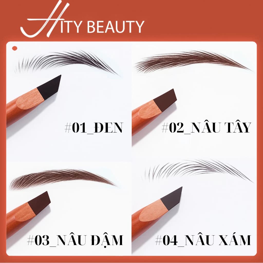 Chì vẽ cứng khẩy sợi thay thế vượt trội hơn chì kẻ mày colleen dành cho makeup chuyên nghiệp - Hity Beauty