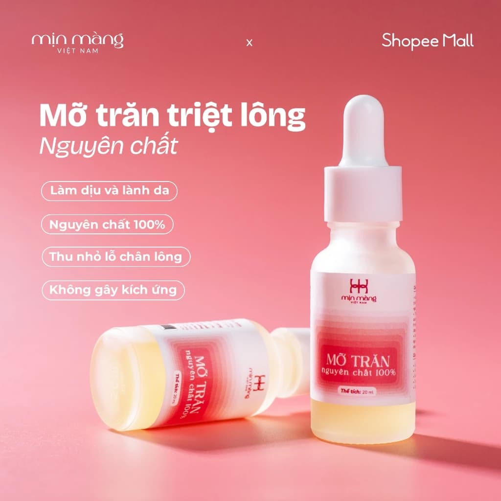 Mỡ Trăn Triệt Lông Nguyên Chất, An Toàn, Ức Chế Quá Trình Mọc Lông, Mờ Rạn Da, Lành Vết Bỏng