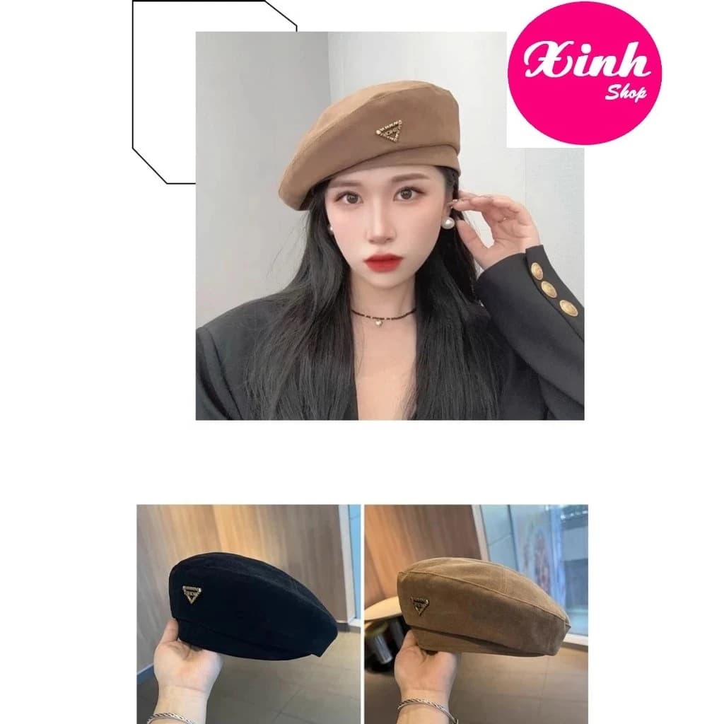Mũ nồi, 🍀FREESHIP🍀 Mũ Beret FSHION phong cách Hàn Quốc .(MVP0040SX4M).