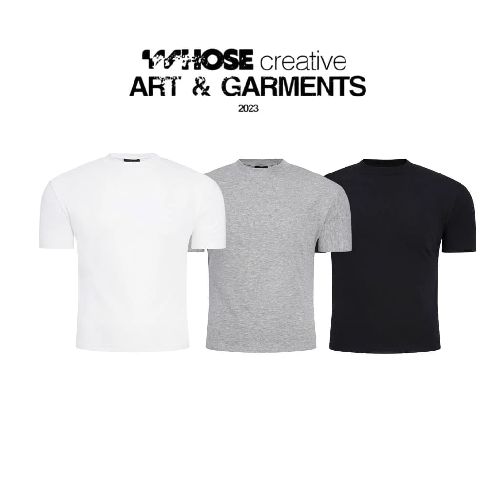 BODY FIT TEE - Áo ôm body 3 màu basic đơn giản WHOSE STUDIO