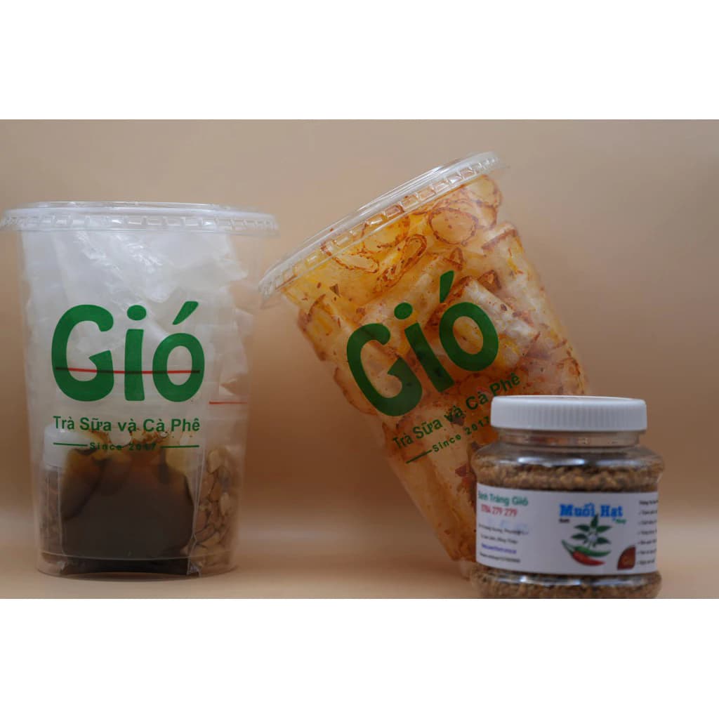 Combo 3 món Chua, Cay , Mặn Ngọt (bánh tráng me+ bánh tráng ống+ muối hạt )