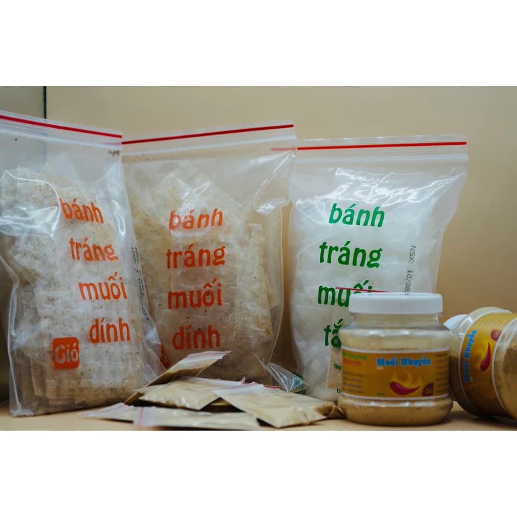 Combo Ăn Vặt ( Btrang muối dính+ btrang muối tắc + muối nhuyễn)