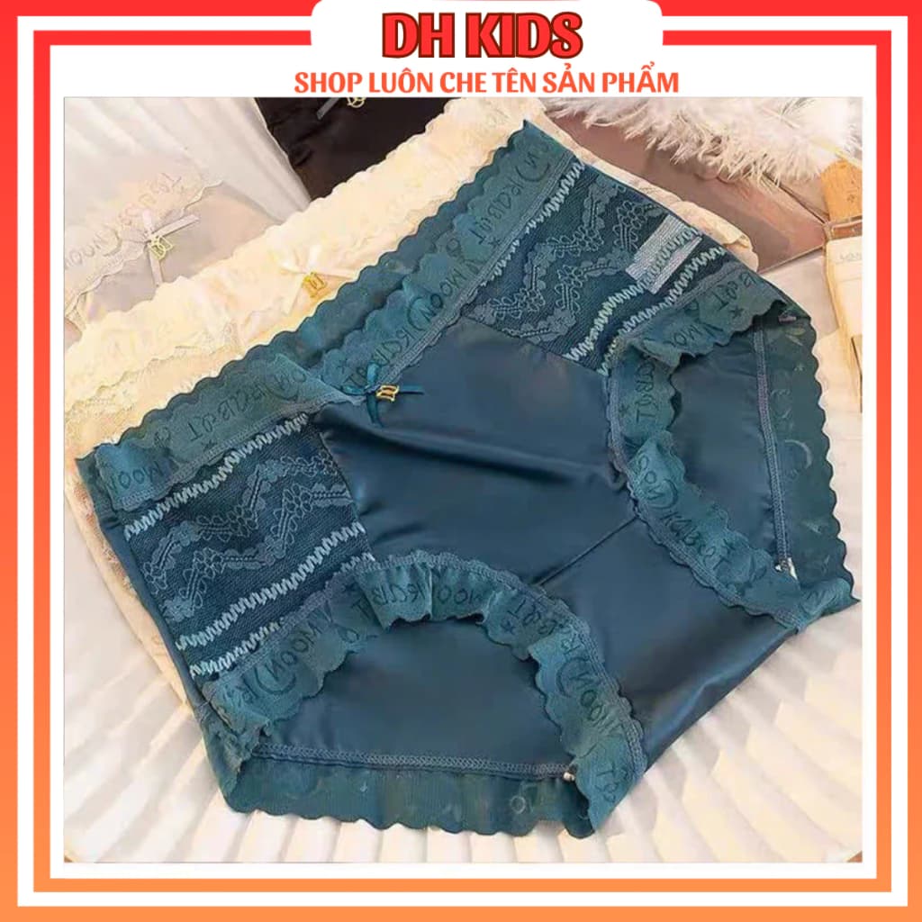 [1161] - Combo 5 Quần lót nữ lụa ren cao cấp thấm hút mồ hôi tốt quần may bền bỉ kháng viêm kháng khuẩn - DH KIDS