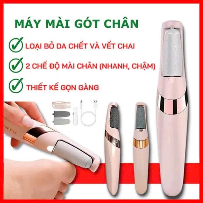 Máy Chà Gót Chân Tại Nhà Tự Động Loại Bỏ Da Chết Xoá Sạch Vết Chai Giúp Đôi Chân Mềm Mịn