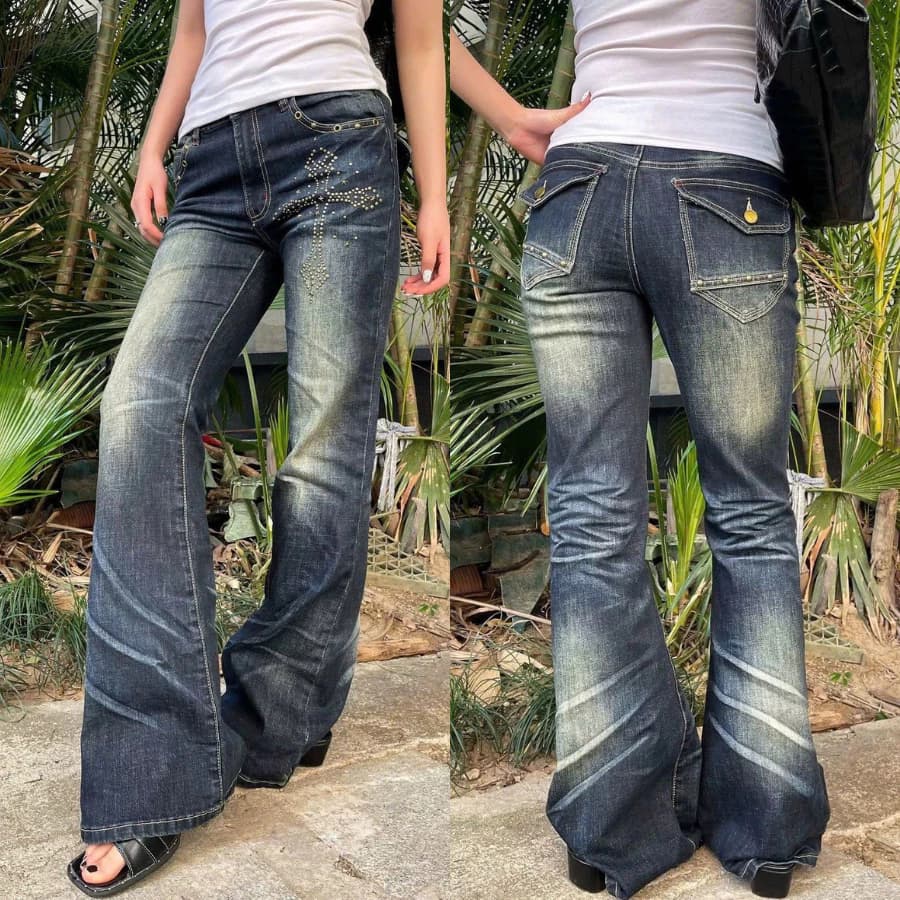 [DEAL MỞ BÁN] Galaxy Flare Jeans – Quần Jean Nữ Loe Dài Tôn Dáng