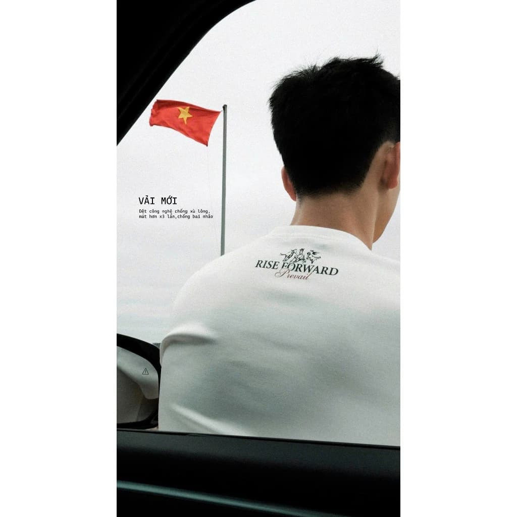 [WINWARD] Áo Thun Cleanfit Winward Rise Forward Form Ôm Vai Bắp Tay Woman Wan Vải Mát Chống Nhăn Nam Nữ Basic