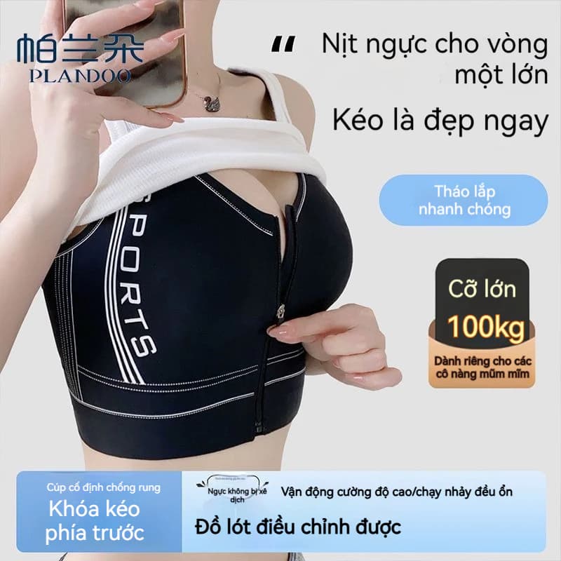 ÁO NGỰC KHÓA TRƯỚC THOẢI MÁI - Nâng Ngực, Hết Hằn Lưng, Siêu Mỏng Thoáng Khí, Phù Hợp Ngực Lớnng Khí