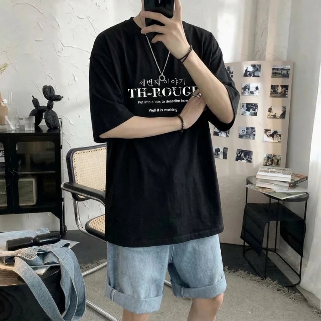 Áo Thun Cổ Tròn Ngắn Tay, Unisex Nam Nữ, Chất Vải Cotton Co Giãn Thoáng Mát, Fom Regular Vừa Người - AP58