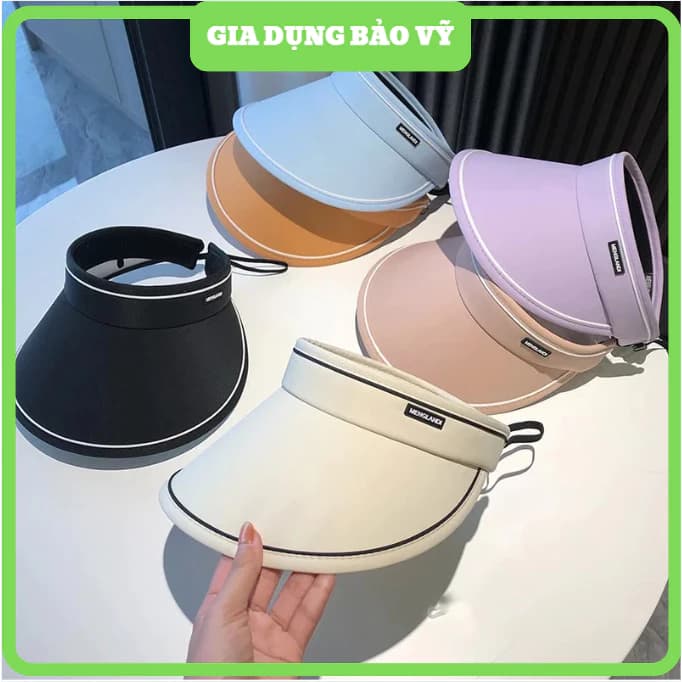Mũ Chống Nắng thời trang MENGLALA Nón Nam,Nữ Nửa Đầu rộng vành Chống UV Năng Động Trẻ Trung - BV150