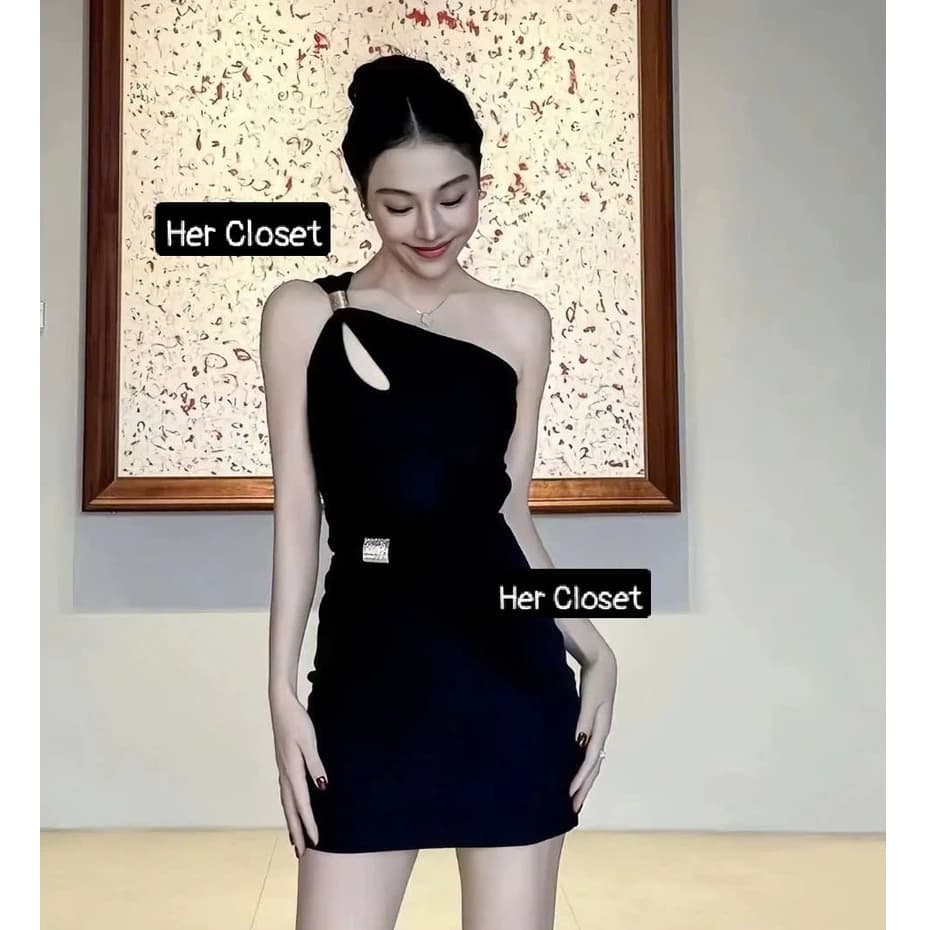 [HÀNG THIẾT KẾ] Váy lệch vai, váy body, đầm lệch vai dáng ngắn, đầm body, đầm đi tiệc, sang chảnh, váy đi đám cưới, sẵ..