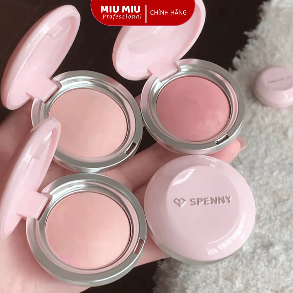 Phấn Má Hồng SPENNY Soft Mist Blush Mịn Lì, Bền Màu, Trang Điểm Tự Nhiên Hàn Quốc 6.2g