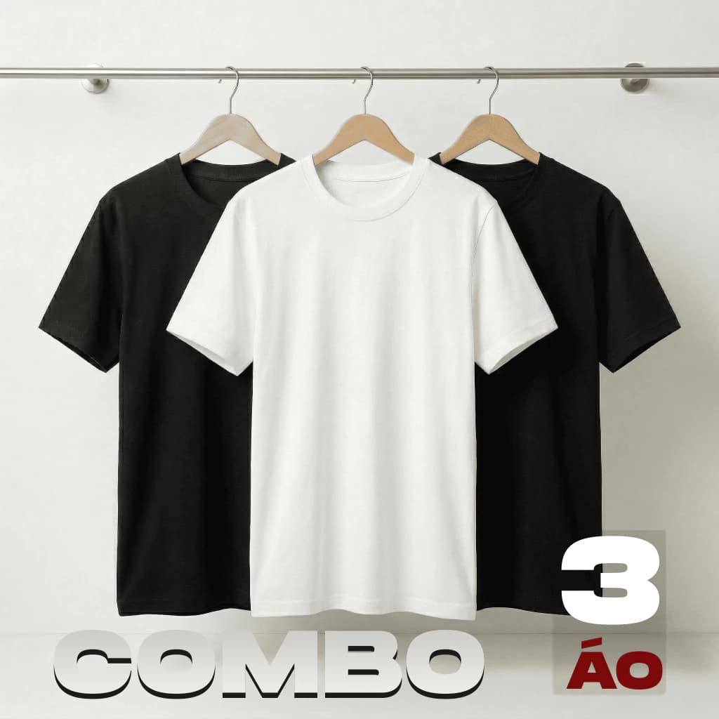 [Hỏa Tốc HCM ] Combo 3 áo thun trơn phiên bản áo nam Clean Fit mẫu áo chất thun cotton mềm mịn thoáng mát co dãn rất tốt