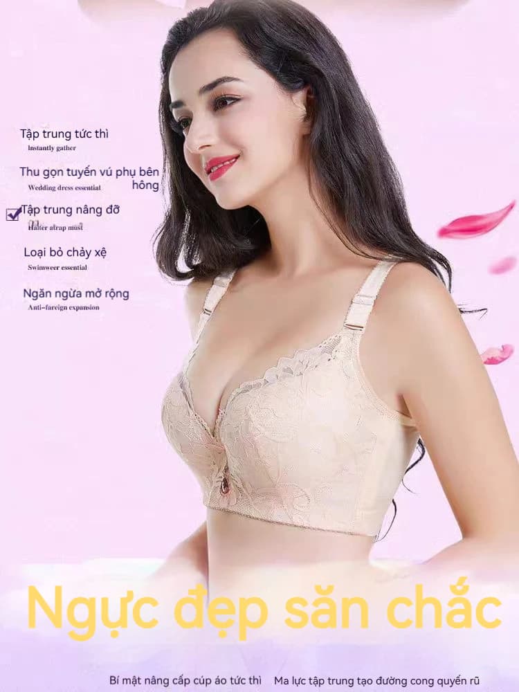 Áo Nịt Chỉnh Hình Có Gọng - Nâng Ngực Thu Nhỏ, Chống Chảy Xệ & Tạo Form V-line Gợi Cảm