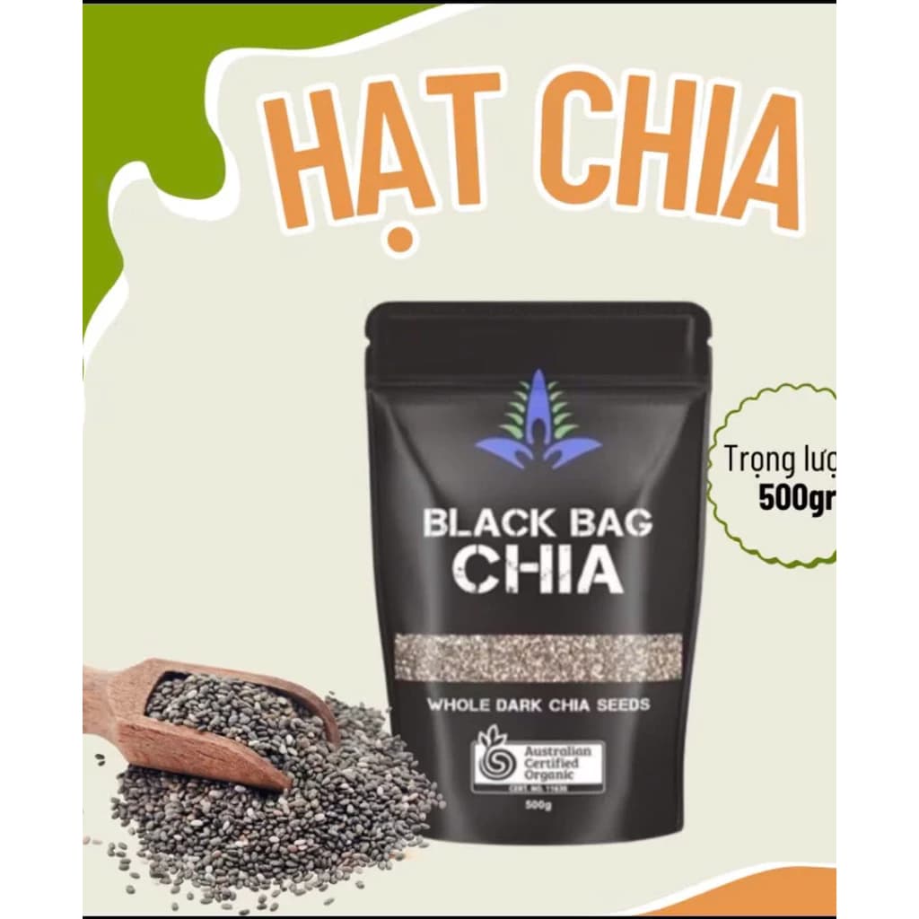 hạt chia túi đen 500g