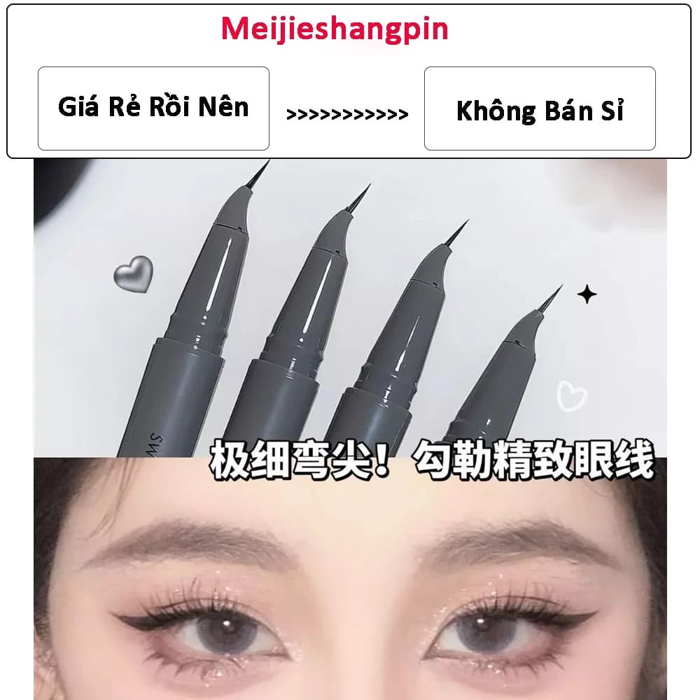 Eyeliner Sweet Mint Nội Địa Trung - Bút Kẻ Mắt Đầu Mảnh Cho Người Mới Bắt Đầu