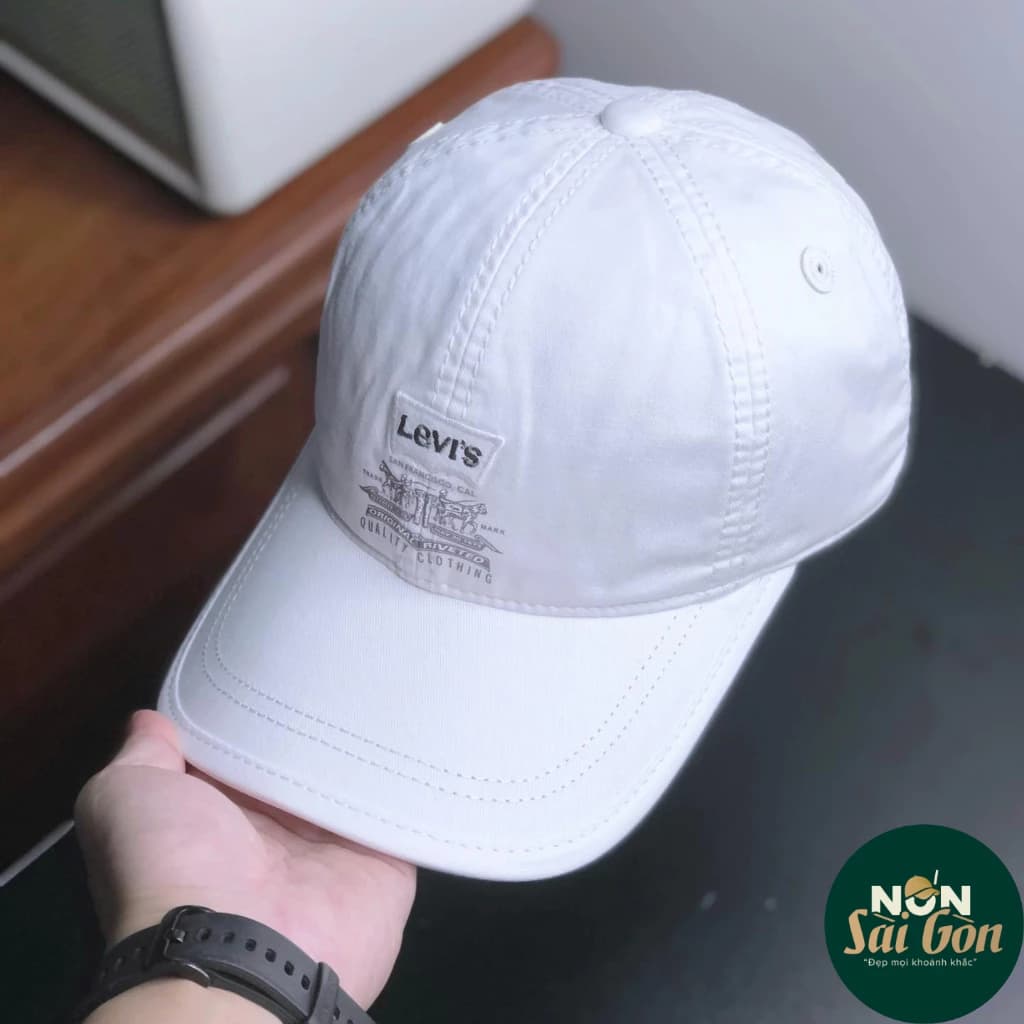 (Hàng VNXK) Nón kết, mũ lưỡi trai Hàng Hiệu Vải Denim Viền kết Form chuẩn (Ảnh thật)