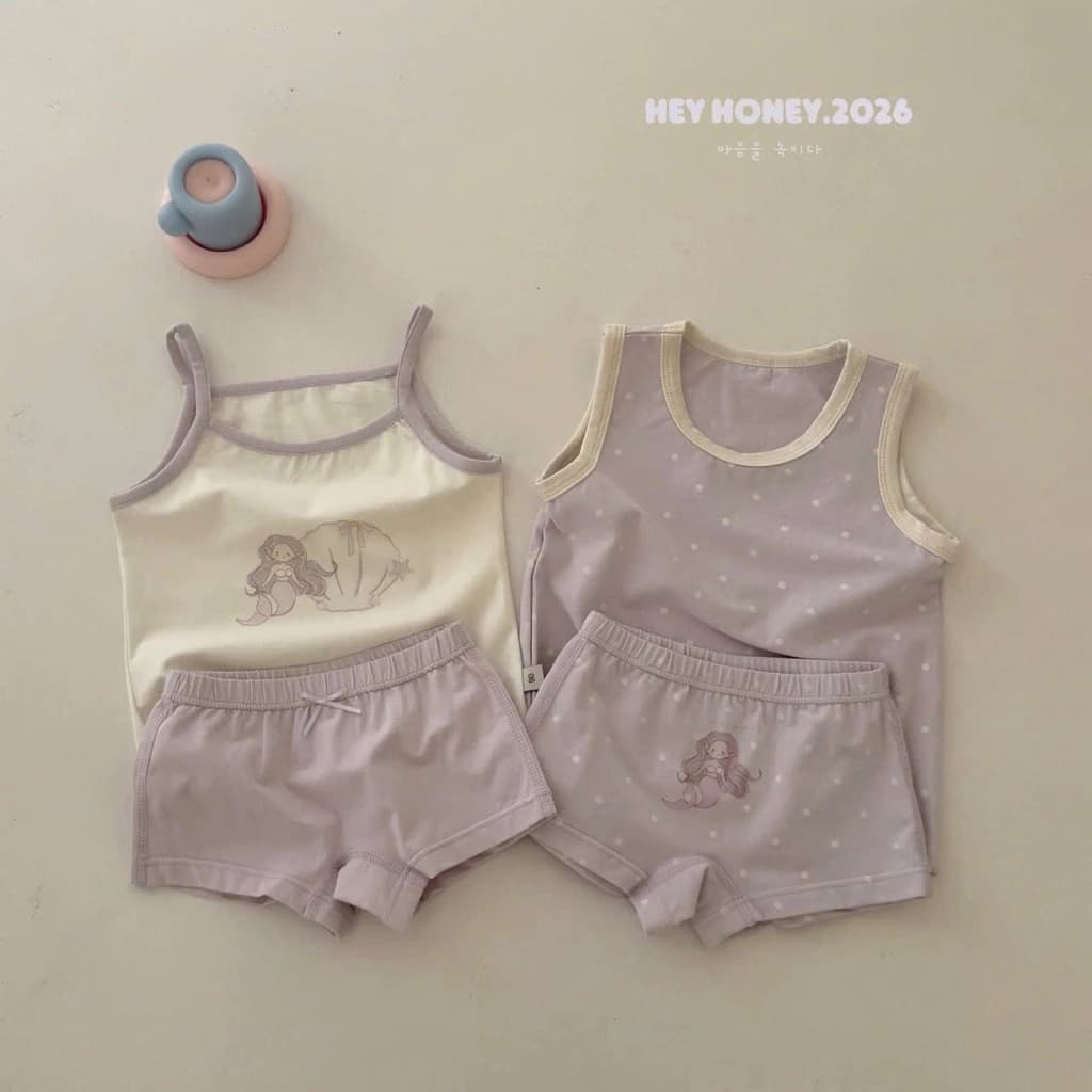 combo 2 bộ 2 dây ba lỗ TÍM cho bé gái, vải cotton chính phẩm mềm mát thấm hút mồ hôi