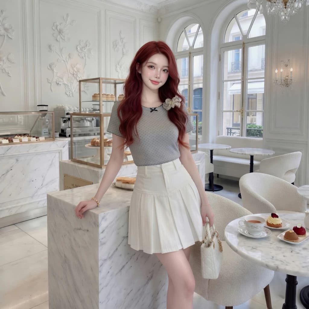 🎀 Áo Thun Baby Tee Chấm Bi Phối Nơ Phong Cách Hàn Quốc ✨