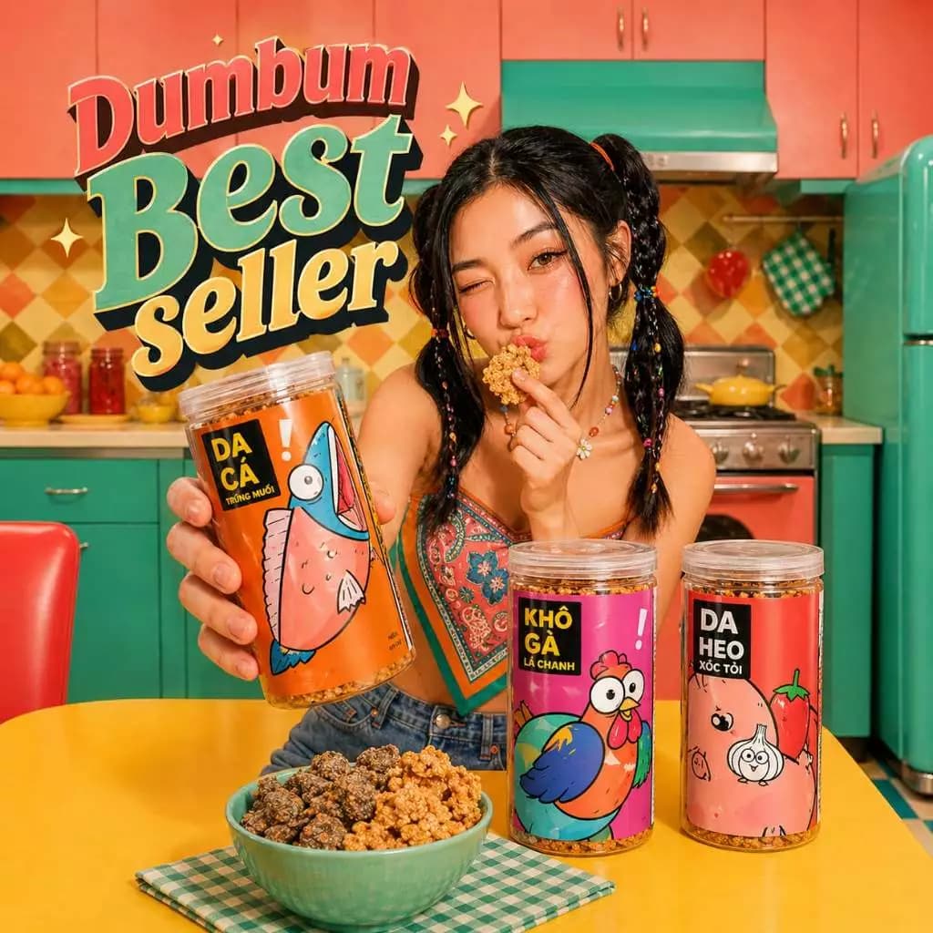 Combo ăn vặt Dum Bum best seller ngon nhức nách