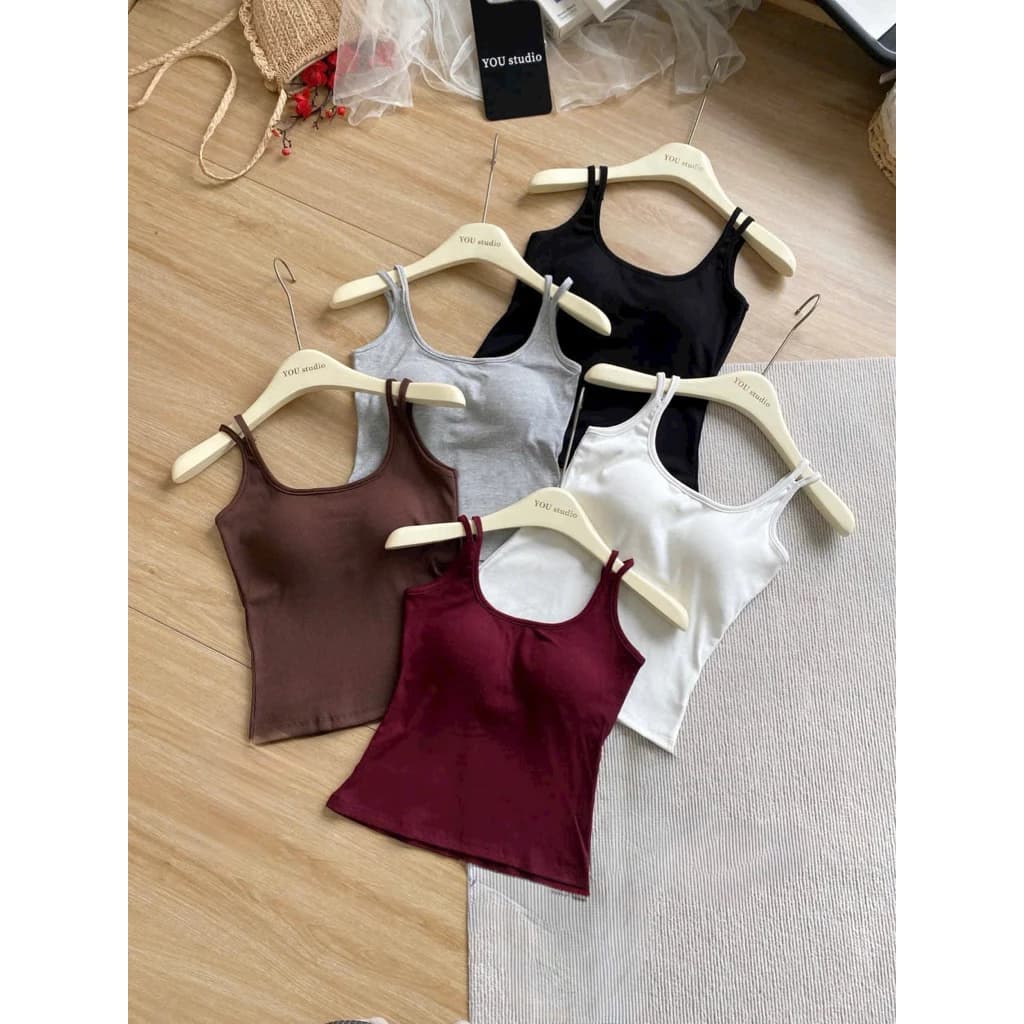 ÁO BRA 2 DÂY CÓ MÚT LÓT – FREESIZE 👗✨