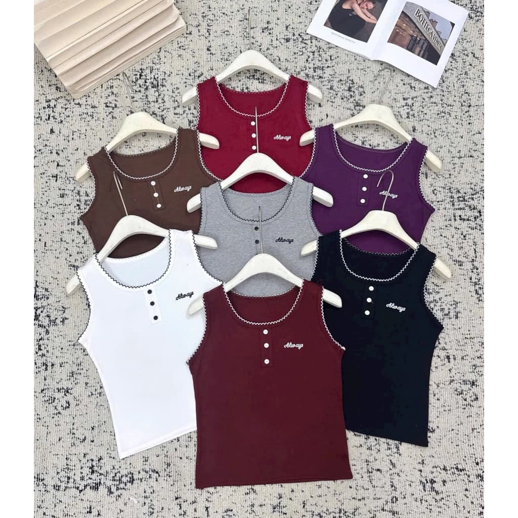 TANK TOP "ALWAYS" – ITEM CỰC CHILL CHO NGÀY HÈ ☀️