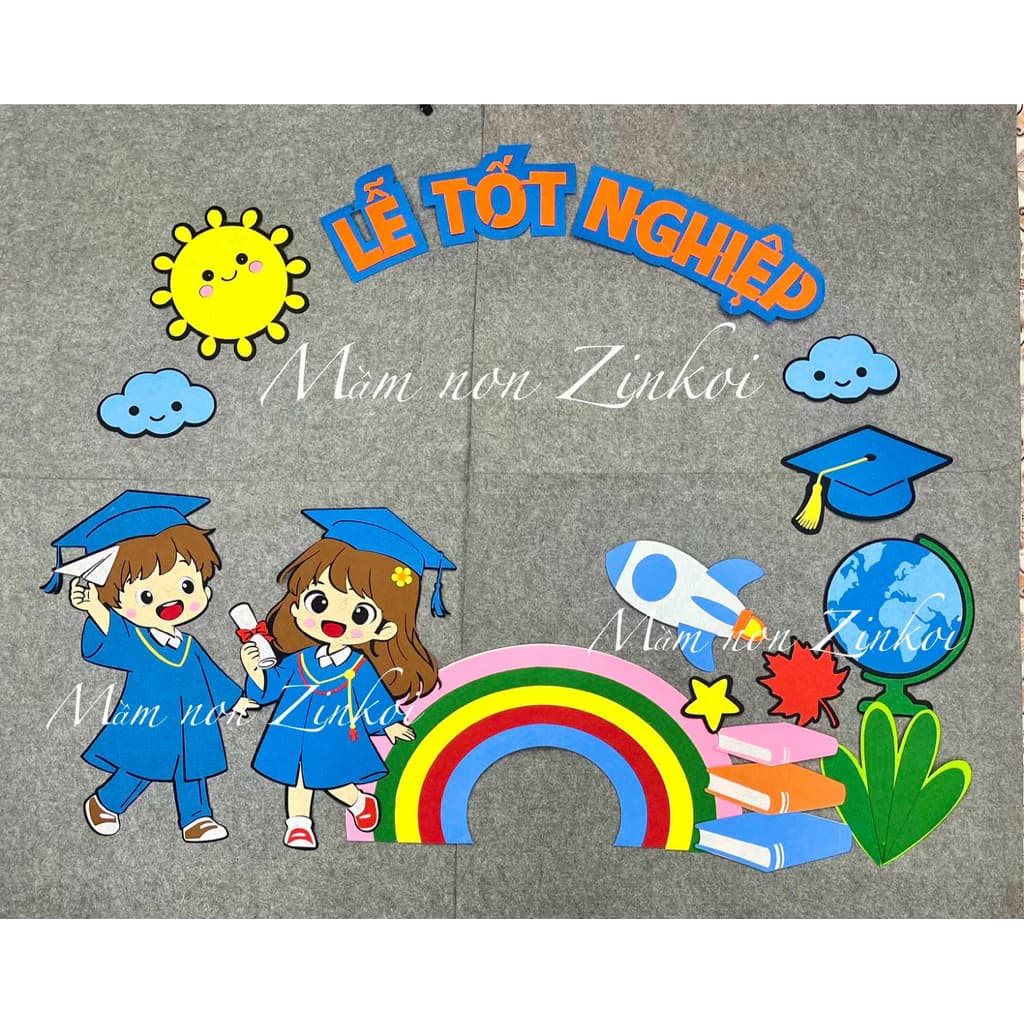 Sét trang trí lễ tốt nghiệp 3. trang trí tốt nghiệp, trang trí tổng kết mầm non tiểu học trung học…..tốt nghiệp đại học